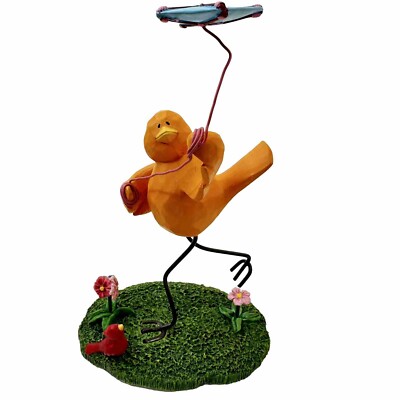 Russ Berrie Tweet Along With Me Let Your Spirits Soar Yellow Bird Kite #13063