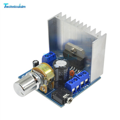 15W*2 TDA7297 Digital Audio Amplifier Board DIY Kit Dual Channel AC/DC 12V 2A