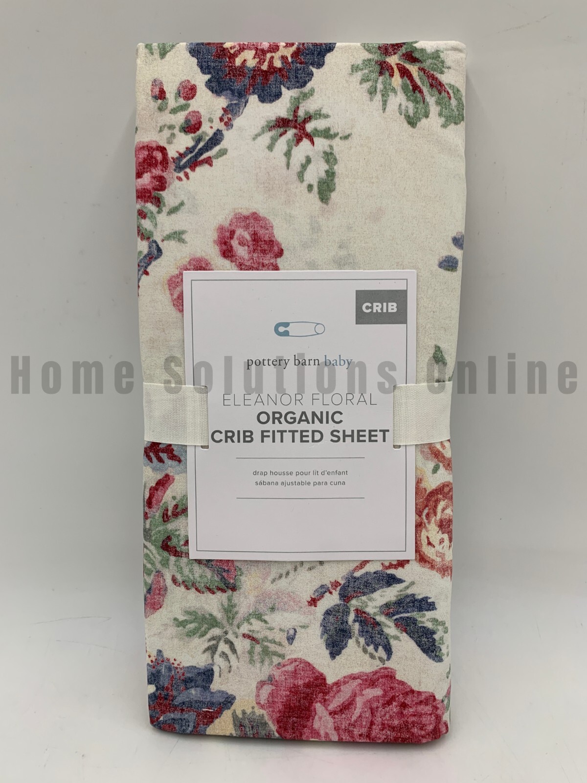 Lenzuolo con angoli Pottery Barn Baby Eleanor floreale