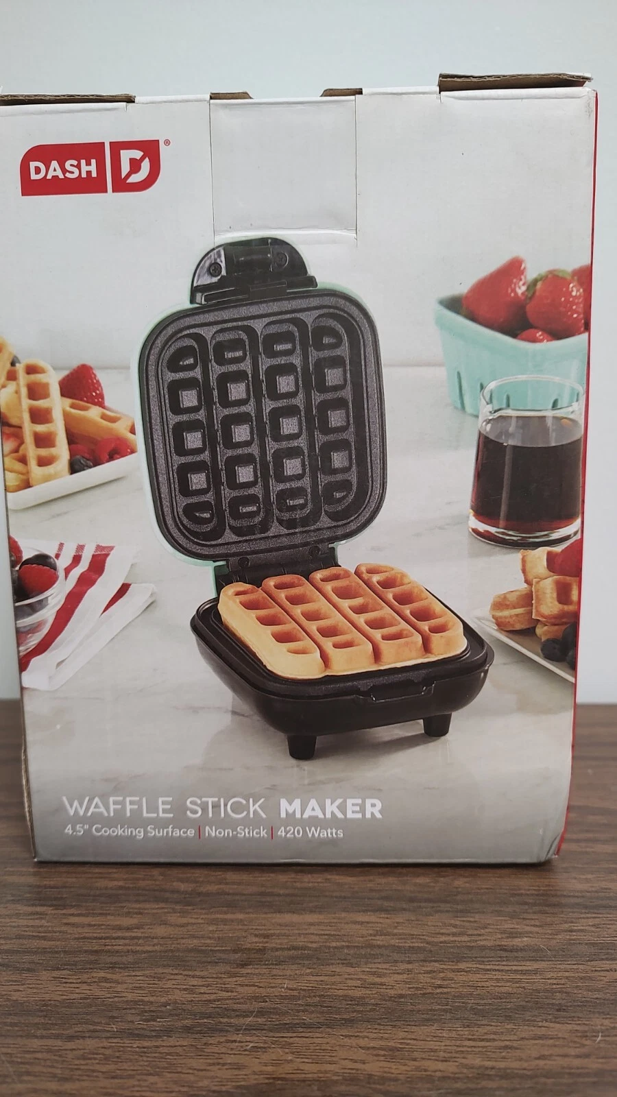 Dash Waffle Stick Maker Aqua New In Box Teal