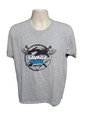 2018 Savage Race Finisher Adult Large Gray TShirt