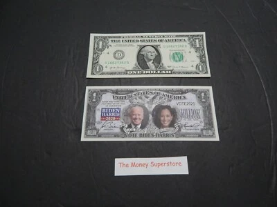 Joe Biden & Kamala Harris one million dollar bill play money NEW item #46.