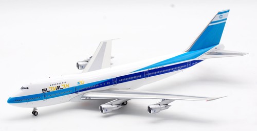 Inflight 1:200 EL AL ISRAEL Boeing B747-200 Druckgussflugzeug Jet Modell 4X-AXA - Bild 5 von 12