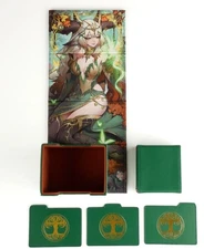 New Sealed Amanda Lapalme Manamoon Mana Moon CERA OF THE SACRED GROVE Deck Box