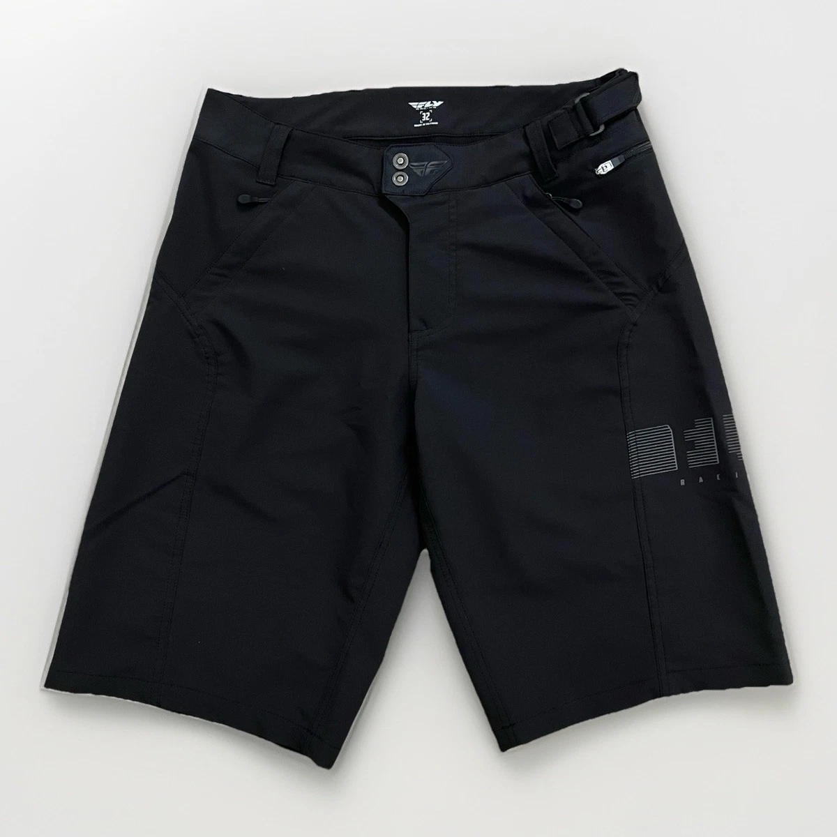 Pantaloncini Fly Racing Radium Uomo Taglia 32 – MTB Enduro Con Quadrante BOA Nero