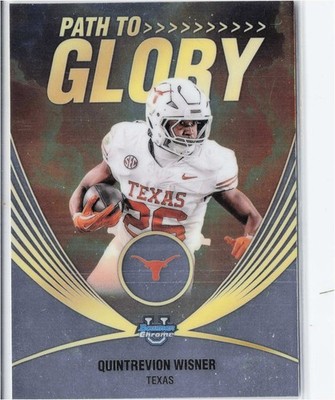 2025 Bowman Chrome U   Path to Glory #PG-8 Quintrevion Wisner (RC)
