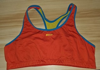 SHOCK ABSORBER Sport BH Größe XL (38 40) neu orange blau