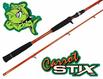 Carrot Stix CASTING 8' 6'' MEDIUM HEAVY WILD ORANGE Salmon Steelhead Fishing Rod