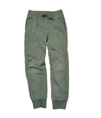   leichte Jogginghose Gr. 116 H&M oliv m. Taschen & Zugband