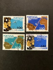 Portugal 1972 - 50 years Airflight Lisboa-Rio de Janeiro stamps set used