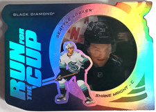 2022-23 Black Diamond Run For The Cup Shane Wright /99 Seattle Kraken