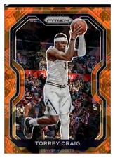 Torrey Craig 2020-21 Panini Prizm Orange Ice Prizm #7 Nuggets D1