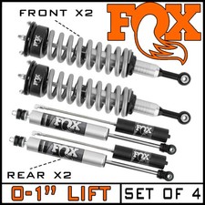 Fox 2.0 Front Coil-overs Rear Reservoir Shocks Set Fit 16-23 Tacoma 0-1 Lift