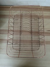 Copper Coloured Sink Wire Dish Drainer Rack