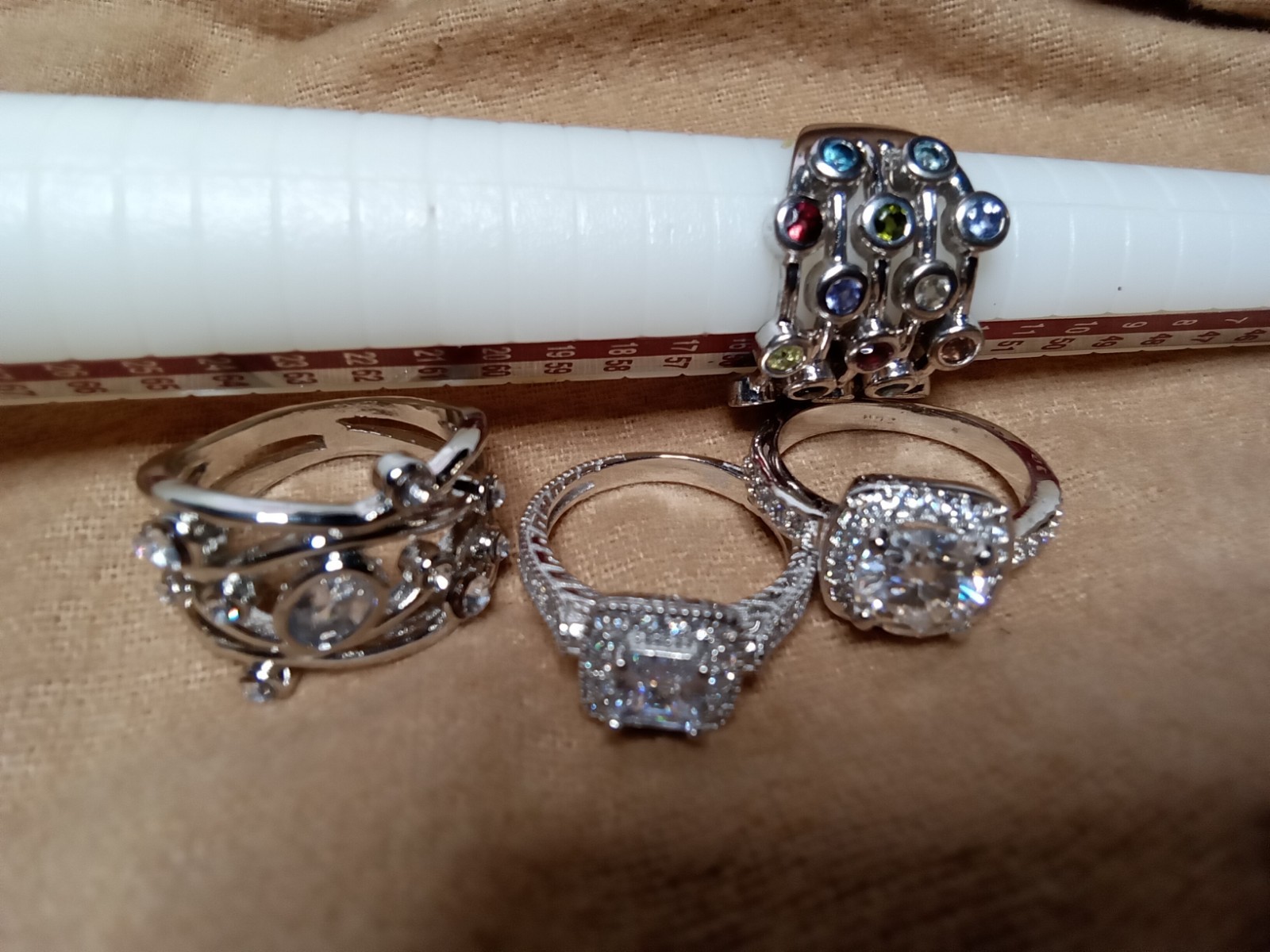 925 Solid Sterling Silver Ring - image 2