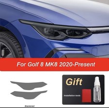 Headlight Black TPU Film For VW Golf 8 MK8 R Line GTI 2020-2021 Protector