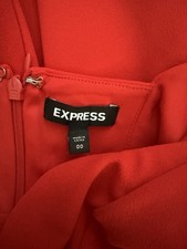 Express Cocktail Dress Red Size 00 *FREE Shipping*