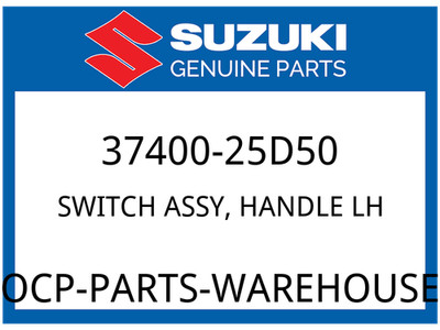 Suzuki OEM Part 37400-25D50 SWITCH ASSY, HANDLE, L