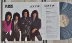 KISS Lick It Up LP Original German Release ZZ logo