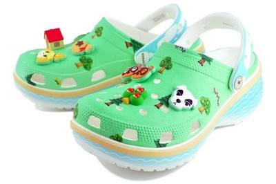 Customs and fees free ancrocs Animal Crossing Platform Clog 210101 Women Slip On