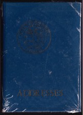 Cunard Line RMS Queen Elizabeth 2 Address Book, shrinkwrapper as issued