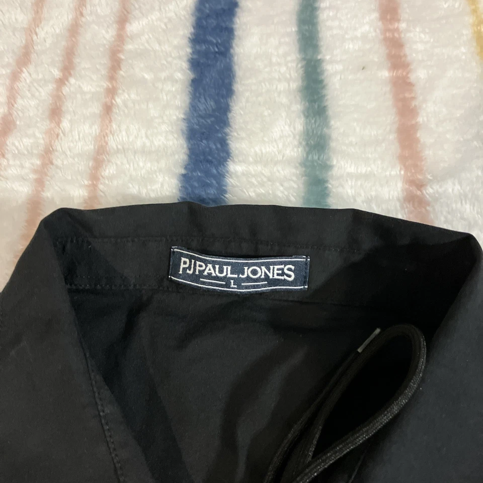 Camisa Paul Jones Para Hombre Grande Negra Poeta Renacimiento Pirata Con Cordones Medieval 735 Foto 2 de 4