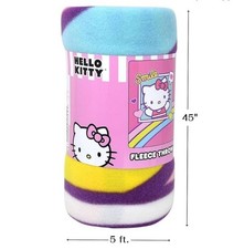 Sanrio Hello Kitty Blanket 45" x 60" Fleece Throw Gift Birthday Gift