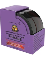 Sunny Isle Jamaican Black Castor Oil Lavender Hair Food Pomade, 4 oz 
