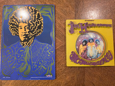 Lot de pochettes d'album 3D Jimi Hendrix McFarlane êtes-vous expérimenté et enseignes métalliques