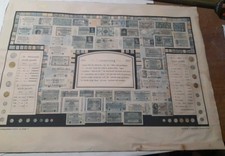 Gro&szlig;es Plakat. 1914 - 1923. Erinnerung an die schwere Inflationszeit.Geschichte