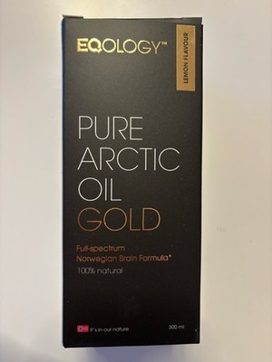 Eqology EQ   Gold Pure Arctic Oil Omega öl 300 Ml Neu Augen Gehirn