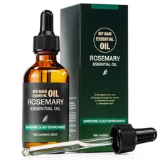 Organic Rosemary Essential Oil for Hair Growth & Skin Care, 100% Pure & Natural