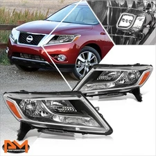 For 13-16 Nissan Pathfinder Factory Style Healight/Lamp Assembly Chrome Housing