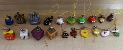 Super Mario 3D Land Anhänger Figuren Dangler Enemy + Item Set Complete Nintendo