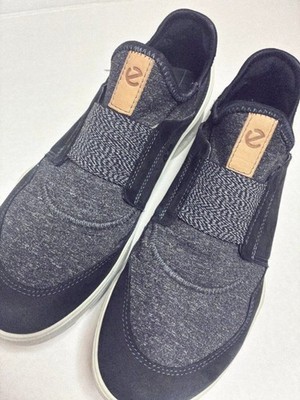 Ecco Biom Street Slip On Comfort Walking Sneakers - US 8 (EU 39) - Black Gray