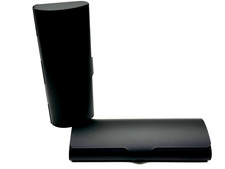 1 Brillenetui Xena aus leichtem Metall Etui schwarz klein Brille Lesebrille Neu