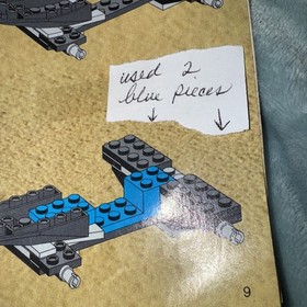 LEGO Space Unitron 1787 Crater Cruiser w Instructions 1995 Incomplete Pls Read
