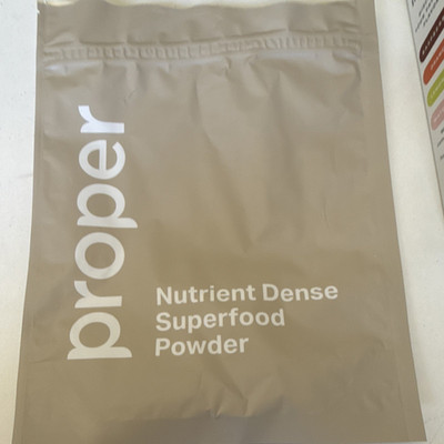 Proper Daily Boost Superfood Powder Green Apple Vegan 15 Servings Exp 10/26