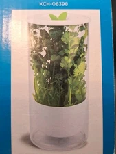 Glass Herb Keeper Storage Container Produce Saver Preserver By Honey Can Do NOB