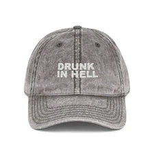 Drunk in Hell - Logo Wash Out Cap - Noise Rock, Brainbombs, Kilslug