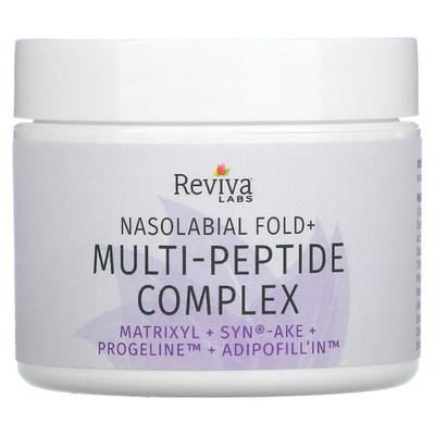 2 X Reviva Labs, Nasolabial Fold+, Multi-Peptide Complex, 2 oz (55 g)