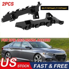 Fits 2018-2021 Honda Accord Front Bumper Retainer Support Bracket LH RH 2pcs USA