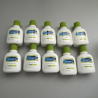 Lot Of 10x-Cetaphil Moisturizing Lotion 1 Fl. Oz Each