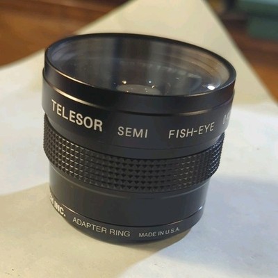 Telesor Semi Fish-Eye 0.42x Wide Angle Lens Auxiliary Lens Camera Lens