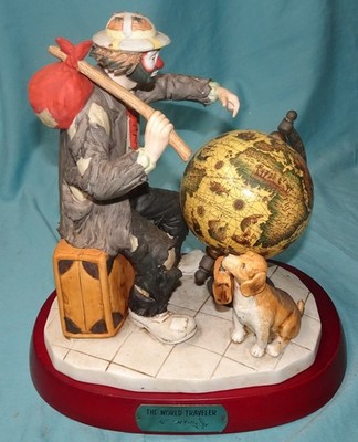EMMETT KELLY JR. * THE WORLD TRAVELER * LTD Limited Edition  figurine FLAMBRO