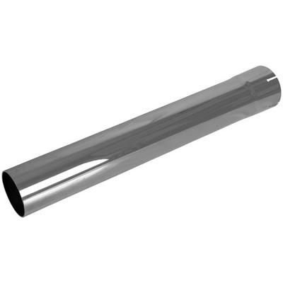 Exhaust Stack Pipe Replacement for UNIVERSAL - 3-1/2'' x 24'', Straight Chrome