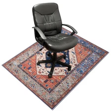 Office Chair Mat 48x60 for Hard Floors Non-Slip Low Pile Under Desk Rug