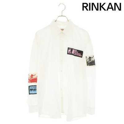Raf Simons 20SS Oversized Patchwork Long Sleeve Shirt Mens 46 Used ae4e743b9723a