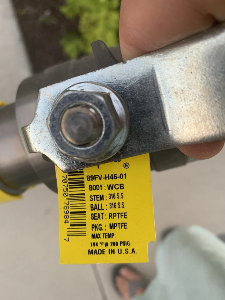 Apollo 1-1/4 Gas Powerpress (mega press) Ball Valve - Image 2 of 4