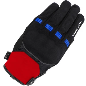 Richa Scope Waterproof Motorcycle Motorbike Gloves - Black / Red / Blue